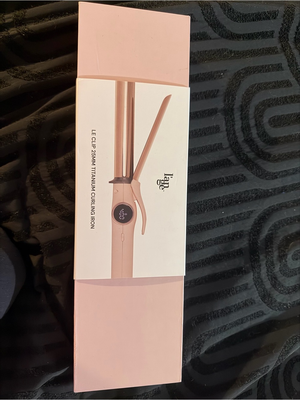 Lange Rose Pink 25mm Titanium Curling Iron